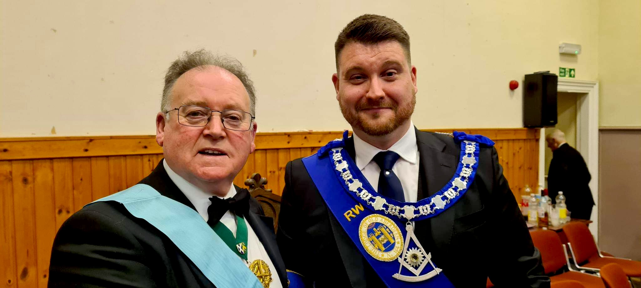 Bro. Evans Reid PM 307 & RWM Craig J. Allison
